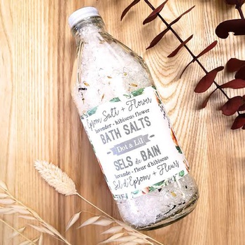 Sel de bain blanc's image